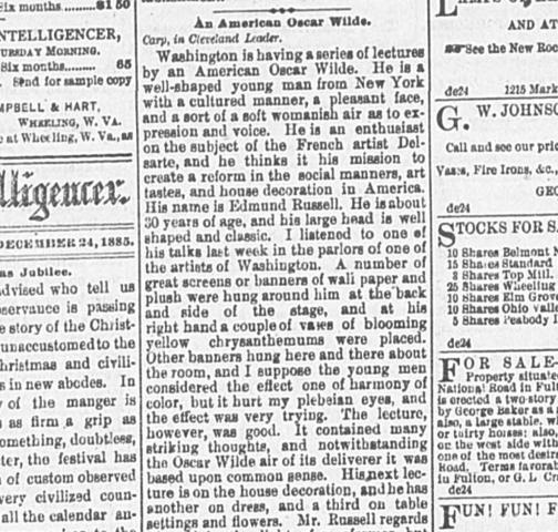 American Oscar Wilde