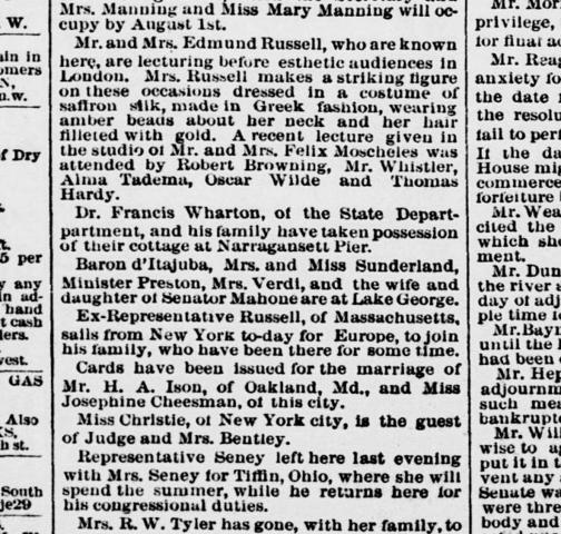 Oscar Wilde in London