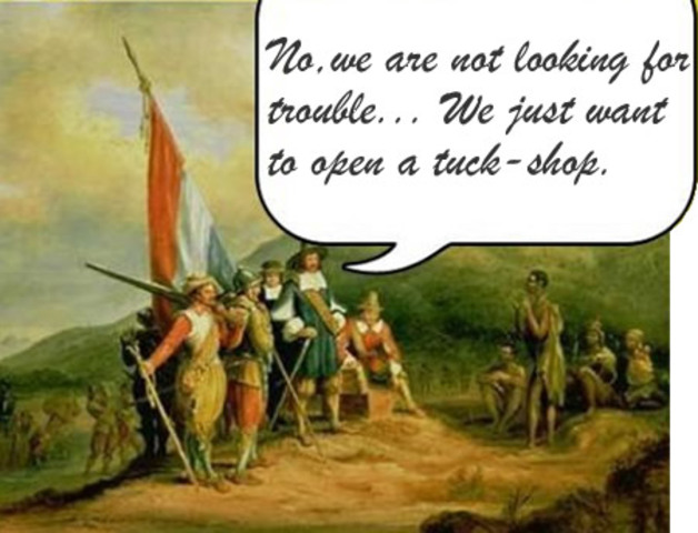 Jan van Riebeeck arives in the Cape