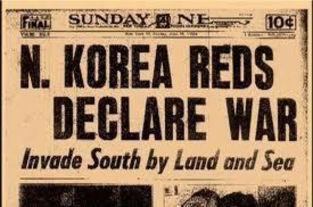 The Korean War Commences