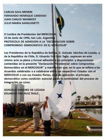 Compromiso Democrático del Mercosur
