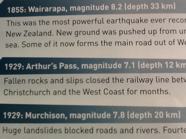 Big Kiwi quakes.