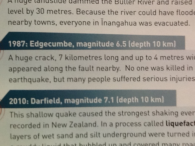 Big Kiwi Quakes.