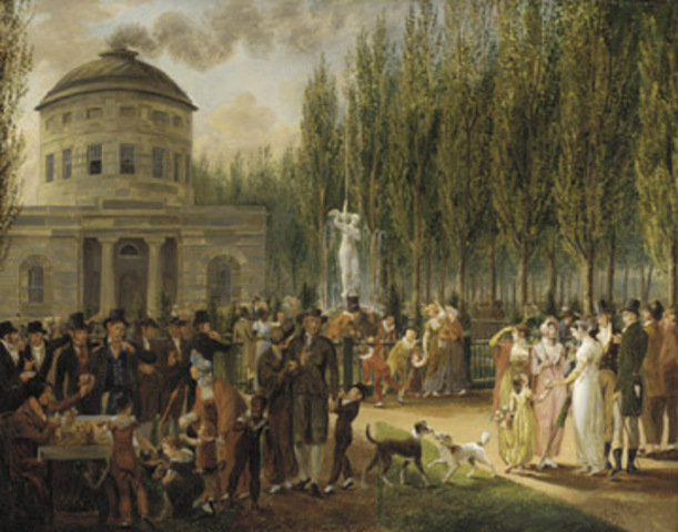 Fourth of July in Center Square 1812 by John Krimmel