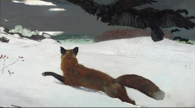 Fox Hung by Winslow Homer 1893