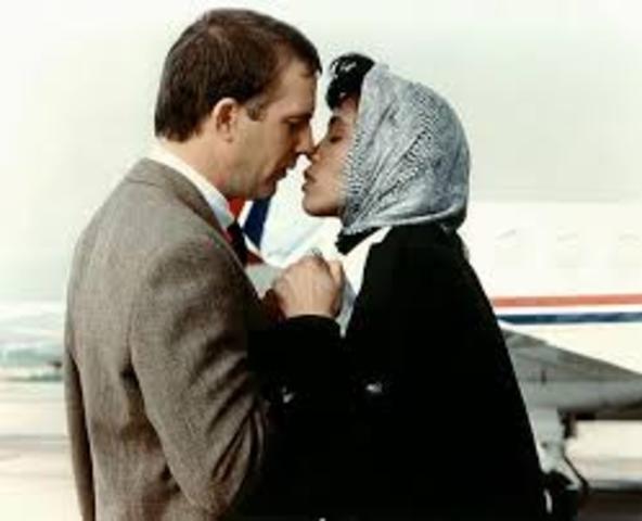 She starred her first movie, Bodyguard, with Kevin Costner