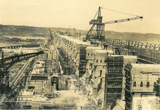 Wilson Dam Under Construction