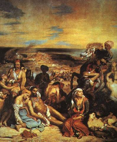 The Massacre at Chios by Eugene Delacroix