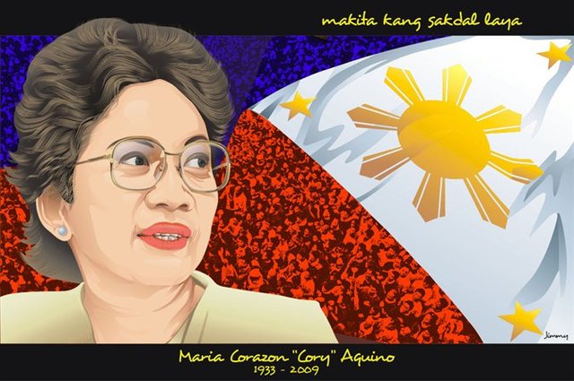 Corazon Aquino by Bhady