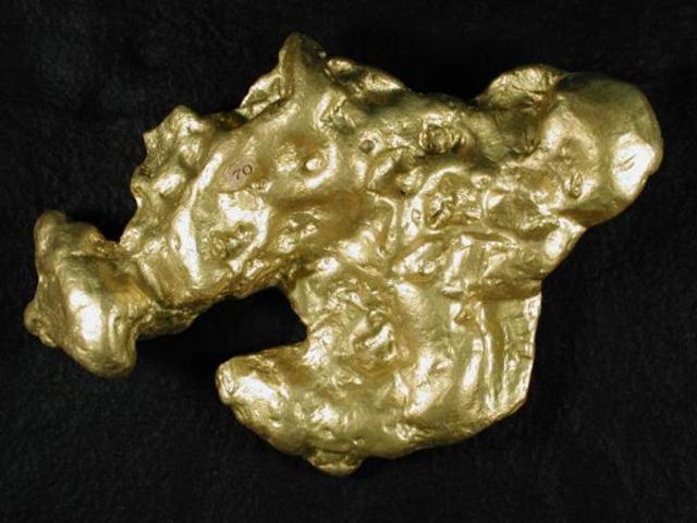 Nugget of gold was found