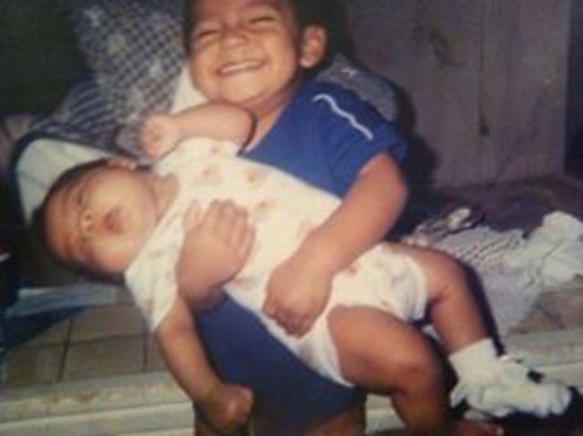 When my little sister was born