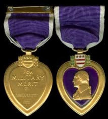 Washington creates the Purple Heart