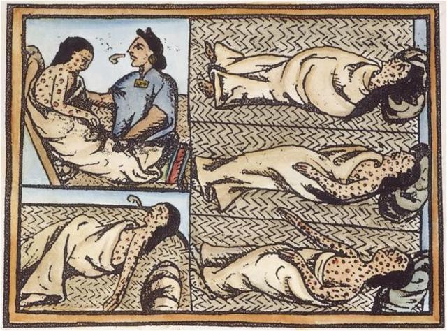 Smallpox Spreads Through Mexico