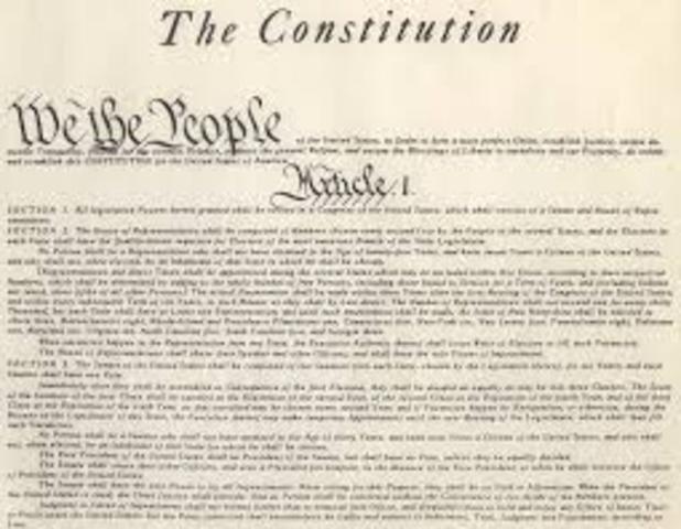 US constitution adopted when New Hampshire ratifies it