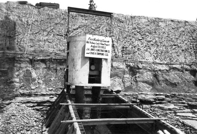 First Concrete Bucket at Old Hickory