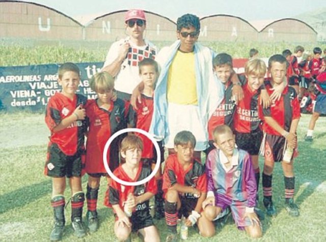 Messi as a child