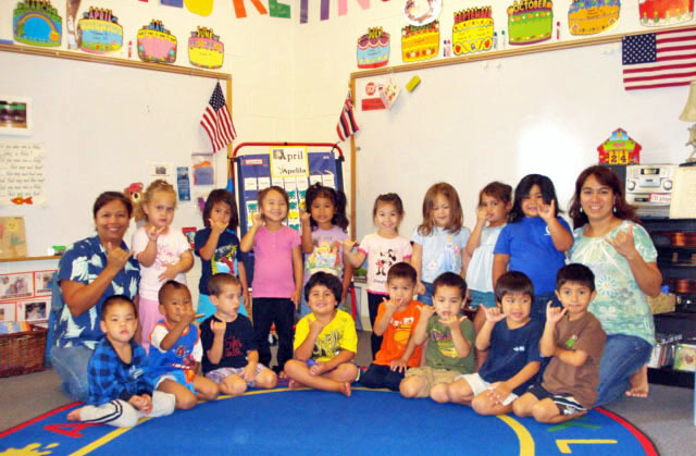 Pre-school graduation.