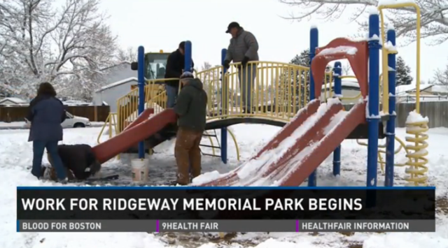 Work begins on Ridgeway Park