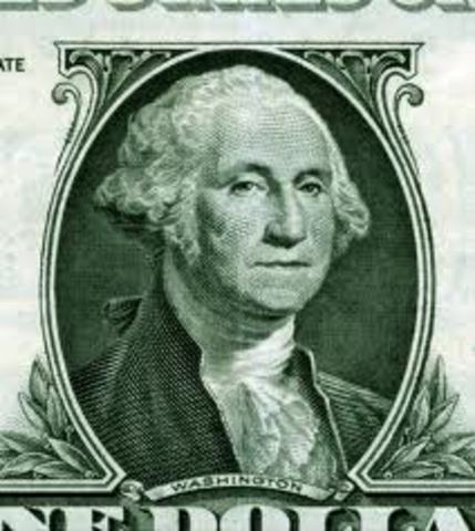 George Washington elected first President of the USA