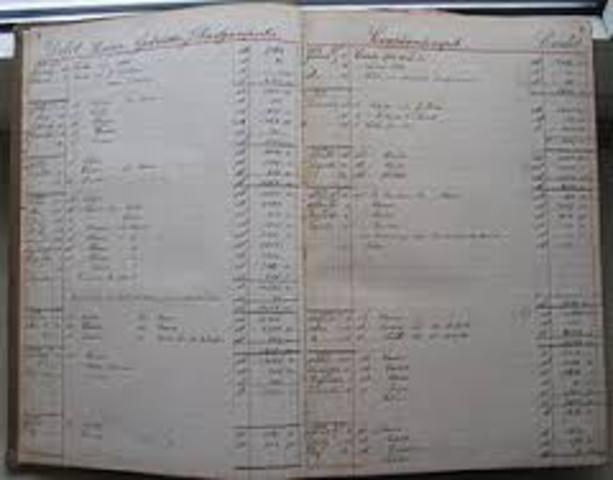 El primer libro contable