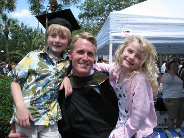 Dad's graduation