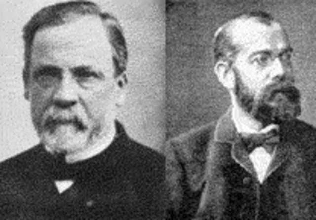 Louis Pasteur y Robert Koch publican la teoría microbiana de las enfermedades infecciosas.