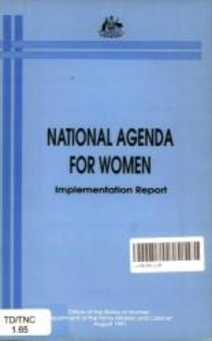 National Agenda for Women
