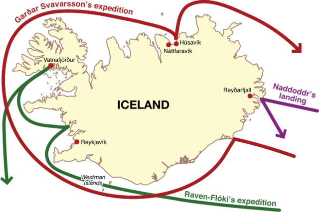 The Settlement of Iceland Begins