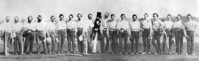 The First Baseball Game