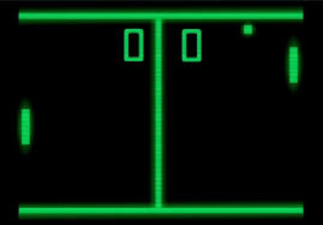 The Pong digital game