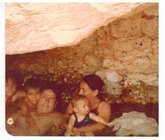 Mi infancia la pasé en varios estados.