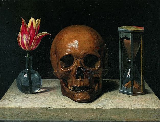 Still Life with a Skull by Philippe de Champaigne