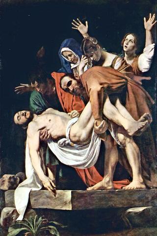 The Entombment of Christ by Carvaggio