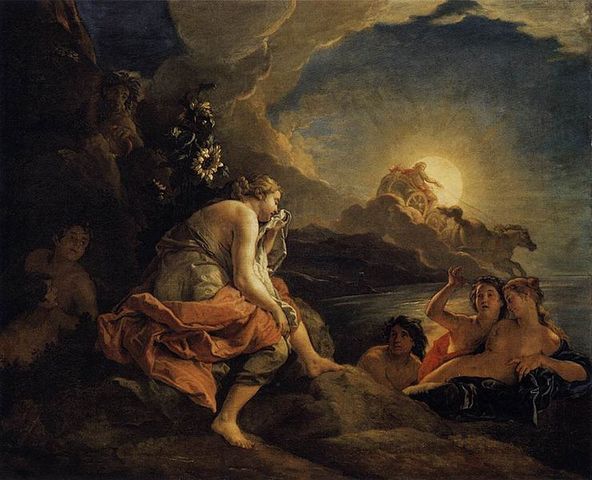 Clytie Transformed into a sunflower by Charles de La Fiosse