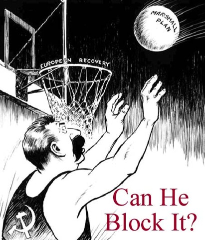 Stalin blockades Berlin