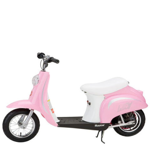 I got my pink electric scooter