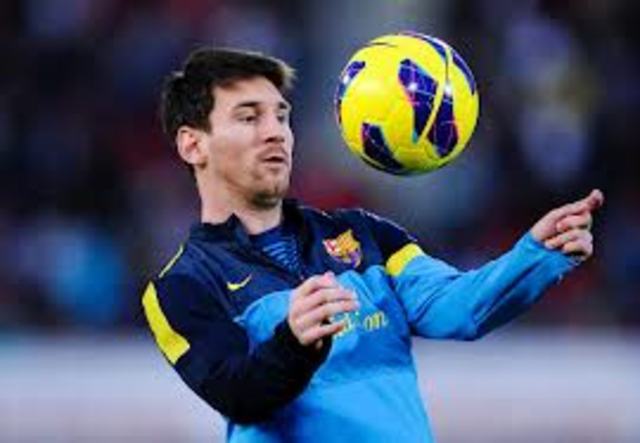 Messi's First hat-trick