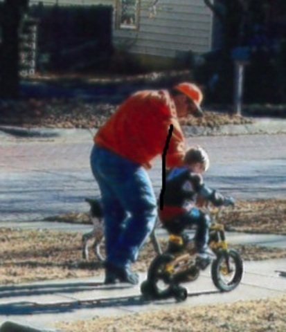 Learned how to ride a bike.