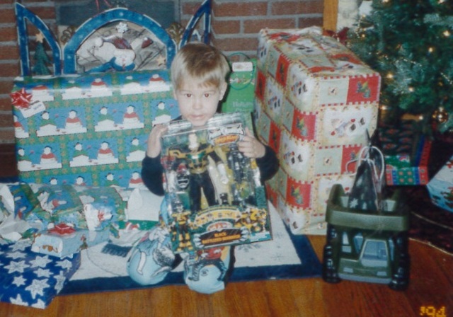 Caught my favorite toy from christmas.