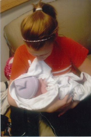 My sister Leyla was born