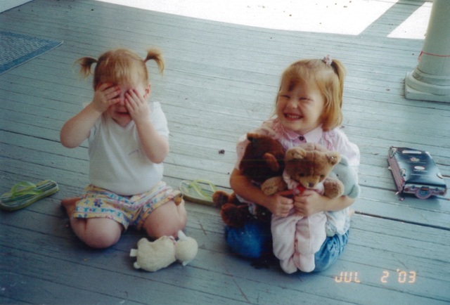 My sister Adriana was born