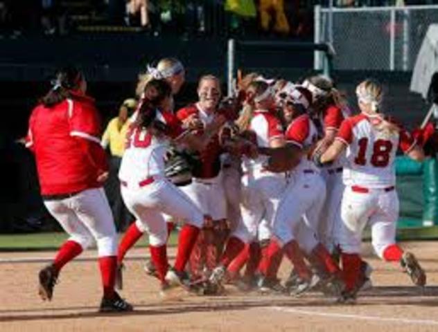 Won district and league softball, and placed 2nd at state.