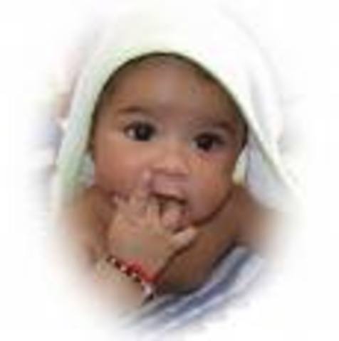 Gandhi's first child