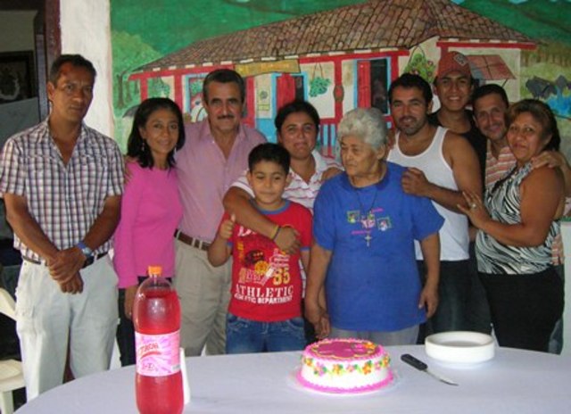 El cumpleaños de la abuela de yovanna