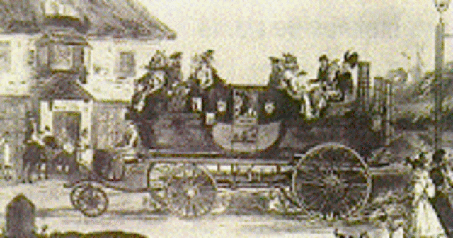 primeros taxis a vapor.