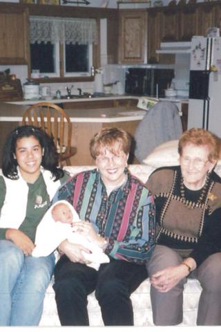 The first time I met my cousin and my aunt