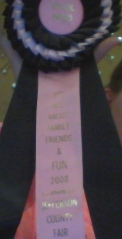 Won an airplane ride.