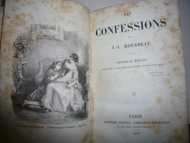 Termina el libro XII de "Les Confessions"