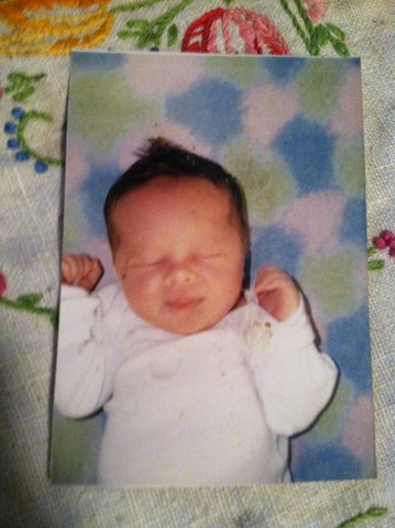 little sister cecilia was born