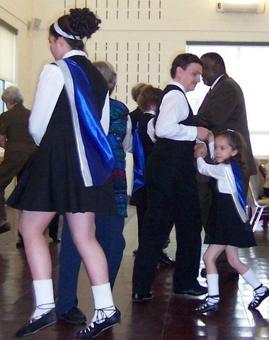 started irish step dancing